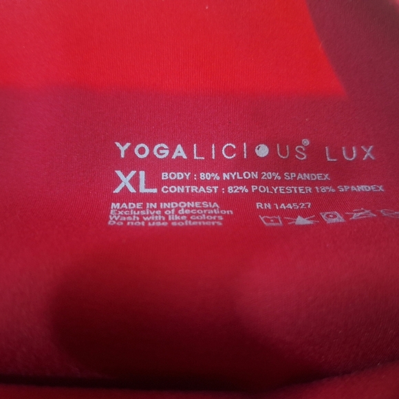 Yogalicious Lux High Waisted Yoga Pants - Picture 4 of 4